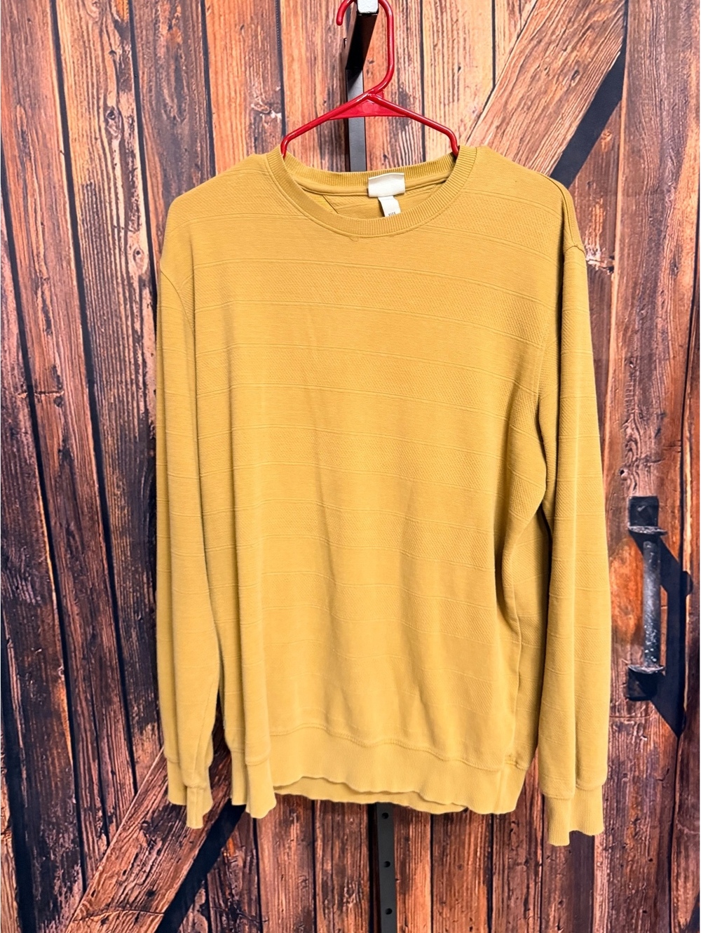 Ogechi Men's Mustard Yellow Crewneck Sweatshirt Size 2XL